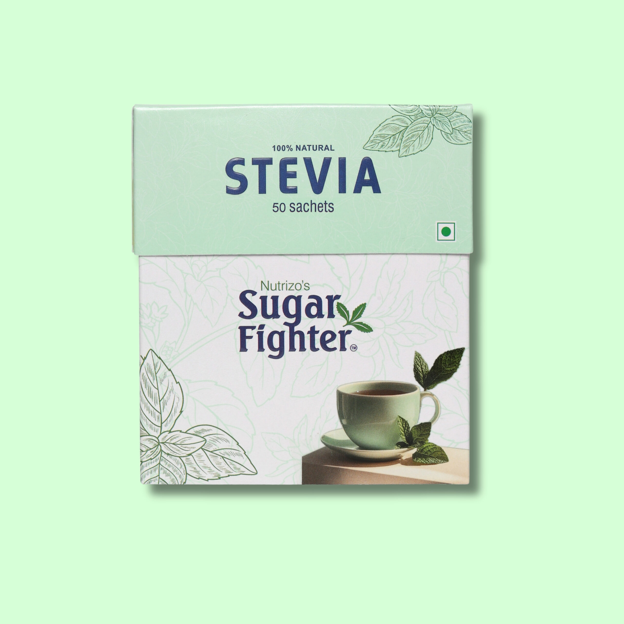 PREMIUM Stevia Powder 50 Sachets Box