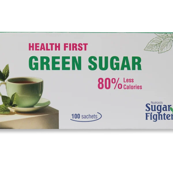 PREMIUM Green Sugar Sachets (100 Sachets) Box